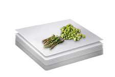 50 Count Premium Quality Disposable Cutting Boards ~10 Inch X 13.5 Inch Disposable Sheets for Kitchen and Commercial Use ~ Patent Pending ~ Recyclable Disposable Cutting Board Sheets - Crown