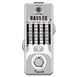 Amuzik EQ Guitar Effects Pedal 5 Band Bass Equalizer Pedals Mini Size Graphic Equalizer For Bass Guitar True Bypass Aluminium-Alloy