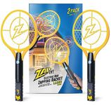 Zap It! Electric Fly Swatter - Rechargeable Fly Zapper, Electric Fly Killer Racket, Mosquito And Wasp Killer Bug Zapper - 4,000 Volt, USB Charging, Lightweight Handy Fly Zapper (LARGE, 2-Pack)