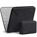 Inateck 13” Laptop Sleeve Three Layer Protection EVA Laptop Case Compatible with MacBook Air 13 M1 2020-2018, MacBook Pro 13 2016-2020,Surface Pro 7-3/x, iPad Pro 12.9 2018-2020, with Accessory Bag