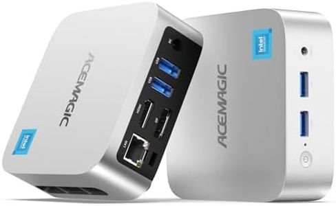ACEMAGICIAN Vista Mini V1 Mini PC, Intel Twin Lake N150(jusqu'à 3,6 GHz), 16Go DDR4 512Go SSD, Шin11 Micro Ordinateur Bureau pour Home Cinéma/Commercial/Bureau