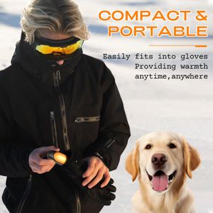 Lepwings Rechargeable Hand Warmers, 2-Pack – Portable USB Heated