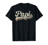 Retro Distressed Vintage Papi Father's Day T-Shirt