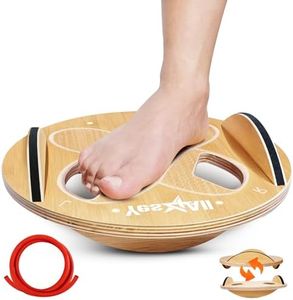 Yes4All Upgraded Foot Toes Balance Board for Adults - Wobble Board Trainer for Restoration, Balance Enhancement, Physical Improvement
