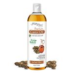 HillDews Castor oil 200ml Cold Pressed Pure Unrefined For Skin Moisturizing, Hair Growth Oil, Beard Growth, Eyebrow Eyelashes Growth 200 ml