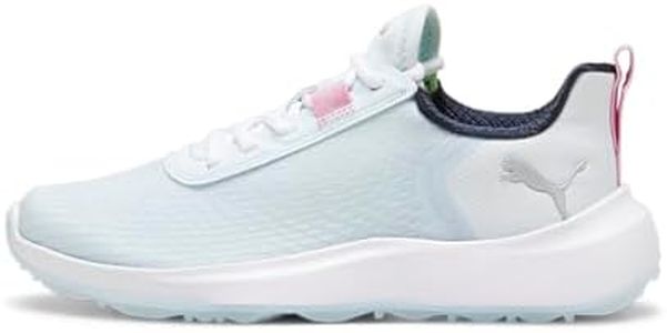 PUMA Damen Fusion Crush Sport WMNS Golf Shoe, ICY Blue-Pink Icing, 42 EU