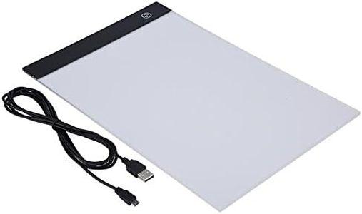 Light Tracing Drawing Board, A4 USB LED Light Stencil Board Light Box Tracing Drawing Board with USB Cable (3-Level Adjustable Brightness)