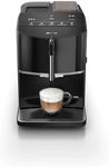 SIEMENS EQ300 Fully Automatic Bean to Cup Espresso Coffee Machine with milk frother arm, oneTouch Function, 4 coffee beverages, 3 coffee strengths, TF301G19, Piano Black