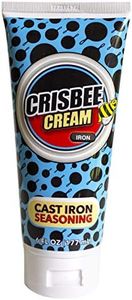 Crisbee Cream Iron® Cast Iron and Carbon Steel Seasoning - Blackstone Griddle Seasoning - Family Made in USA - 6 oz.