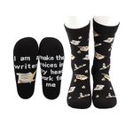 Writer Socks Gifts for Author Funny Writer Author Socks for Book Readers Novelist Gifts Socks Writing Socks for Book Lovers (Writer Socks)