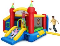 COSTWAY Kids Bounce Castle, 6-in-1 