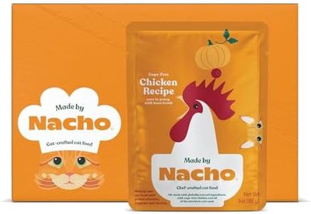 Made by Nacho Cage-Free Chicken Cuts in Gravy with Bone Broth Wet Cat Food, 3 oz, Case of 12