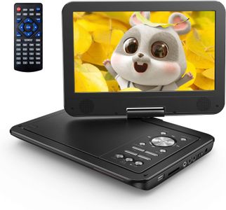 Yoton 12.5" Portable DVD Player – Rechargeable, Swivel Screen