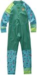 M2C X-Manta Boys Full Body Swimsuit Sun Protective One-Piece Green 5-6 Yrs