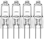 4 x G4 12V AC 20W HALOGEN LONG LIFE LIGHT CAPSULE BULB JC TYPE LIGHTS BULBS