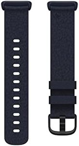 Fitbit Charge 5,Vegan Leather Band,Indigo,Large Activity Tracker Accessory Unisex-Adult