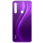 INCREDIBLEINDIA Replacement Glass Back Cover Battery Door Housing Panel with Logo and Adhesive Sticker Compatible with Xiaomi Redmi Note 8 M1908C3JH (Cosmic Purple)