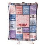 Bedsure Fleece Throw Blanket for Mum - Mothers Day Gifts Blanket, Soft Cozy Throws for Bed Single Size, Purple, 130x150cm