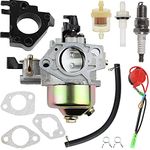 ZAMDOE GX390 Carburetor for Honda Engine GX340 GX 390 GX420 420cc 301cc 11HP 12HP 13 HP Water Pump Lawn Mower Generator Replacement Parts for Greyhound 66492 66555 LF182FD LF188FD