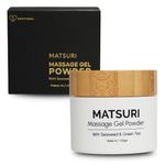 Nuru Massage Gel Therapy Powder 40g - Matsuri | Seaweed & Green Tea | Made in Japan | Paraben & Glycerine Free | Makes 1.05 gal