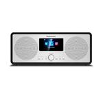 Panasonic RF-D40EGK-K Internet & DAB+/FM Radio with Bluetooth, 6W, 7.5cm Speakers, 2.4" TFT Colour LCD, Alarm & Sleep Timer, Remote Control, USB, Wi-Fi, Black