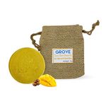 Grove Keratin Mango Solid Shampoo Bar| Vegan| Best For Split Ends, Colored Hair With Goodness Of Keratin Protein, Argan Oil & Mango Butter (Pack Of 1) – 75 g