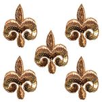 Lovetholy 11pcs, 4cm, Embroidery Neck Iron-On Applique Patches/Decorative Patches for Clothes, Jackets, Jean's, Blouse, Saree, Dress Decoration (L-21.11) (25 Pcs)