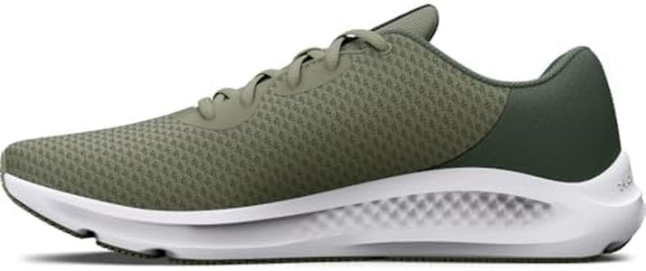 Under Armour Men's Charged Pursuit 3 Running Shoe, (300) Grove Green/Colorado Sage/Black, 8 X-Wide