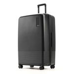 MOKOBARA Iconic Range The Check-in Luggage 79cms Large Size German Makrolon Poly-Carbonate Hard Sided 8 Hinomoto Wheels Suitcase Trolley Black-Crypto