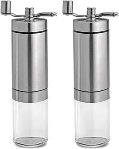 Pill Grinder - 2 Pack Pro Manual Pill Crusher and Cutter Crush, Grind Multiple Pills and Tablets to Fine Powder Use for Seniors, Feeding Tubes, Kids or Dogs, Cats, & Pets, Stainless Steel