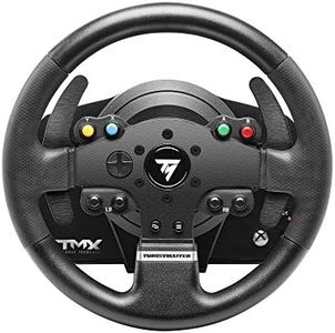 Thrustmaster TMX - ergonomisches Rennlenkrad mit einem 2-Pedal-Pedalset. Reaktionsschnelles, präzises und leises Riemenscheiben-Force-Feedback-System - Kompatibel mit Xbox One und PC. Funktioniert mit Xbox Series X