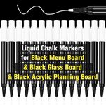 Liquid Chalk Markers White for Blac