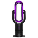 HOTSNAP VORTEX AIR Pro Bladeless Heater and Cooler in Violet Bloom - Quiet Smart Remote Oscillating Tower Fan with Timer and Adjustable 10 Speed Settings - 1.650W