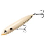 Heddon One Knocker Spook Topwater Fishing Lure for Saltwater and Freshwater, 4 1/2 Inch, 3/4 Ounce, Bone/Orange Mouth