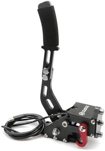 ZHSYMX USB Handbrak,PC Handbrake,USB Handbrake PC for 64Bit SIM Racing Games, Compatible with Logitech G27 G29 G920 G923 T500 T300 Simulate Linear Handbrake with 6ft USB Cable and Fixing Clip