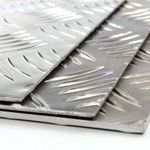 Aluminium Tread plate 3mm Thick sheet - (different size available) (500 x 1000mm)