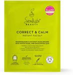 Seoulista Beauty® Correct & Calm Instant Facial™ 25ml | Soothing Face Sheet Mask For Oily and Combination Skin | Dermatologist Created Korean Skin Care | Infused with Witch Hazel Eucalyptus Leaf