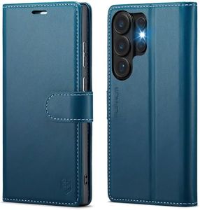 Wallet Case for Samsung Galaxy S26 Ultra 6.9", RFID Blocking Credit Card Holder, PU Leather Folio Flip Kickstand Protective Shockproof Cover for Galaxy S26 Ultra (Blue, Samsung Galaxy S26 Ultra)