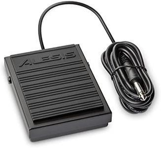 Alesis ASP-1 MKII Universal Sustain Pedal and Momentary Footswitch with 5ft cable and non slip bottom