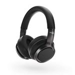 Philips Audio Over Ear Wireless Headphones, Active Noise Cancelling, Adults Over Ear Wireless Headphones, with Dual Mic, Bluetooth, 27 Hours Play Time, Lightweight Black TAH9505BK/00