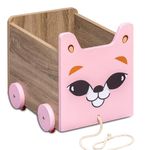 Alex Daisy Toy Storage Box/Cart (Pink)