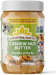 Sunshine Nut Co. Cashew Butter, Handful of Herbs, No Added Sugar, 13.6 oz