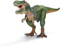 schleich DINOSAURS — 14525 Tyrannosaurus Rex, Dinosaur Toy with Realistic Detail and Movable Jaw, Imagination-Inspiring T-Rex Toy for Boys and Girls Ages 4+, Green