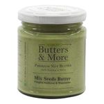 Butters & More Vegan Mix Seed Butter Unsweetened. (200G) 70G Plant Protein Per Jar. Pumpkin, Sunflower & Watermelon Seeds. Keto & Diabetic Friendly.