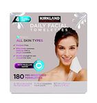 KIRKLAND SIGNATURE Paraben Free Micellar Daily Facial Cleansing Towelettes, 180 Count