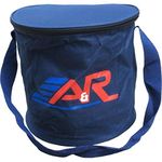 A&R Heavy Duty Canvas Team Ice Hockey Puck Carry Bag w/Shoulder Strap-Holds 50