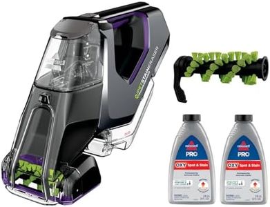 BISSELL - Portable Carpet Cleaner - Pet Stain Eraser PowerBrush - Handheld - Grab and Go Cordless Convenience with Powerful Motorized Brush, Purple, 2846D