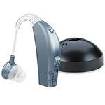 MEDca Digital Hearing - Personal Hearing Enhancement Sound with Extended Over 500hr Battery Life, Modern Blue