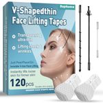 Face Lift Tape, 120Pcs Face Lift Tape with Lifting Rope, Face Tape, Tighten Skin, Hide Double Chin and Wrinkles, for Women Face, Neck, Eye Skin Tightening