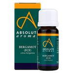 Absolute Aromas Bergamot FCF Essential Oil 10ml - Pure, Natural, Undiluted, Cruelty Free and Vegan – for Aromatherapy, Diffusers, Candle Making and DIY Beauty Recipes